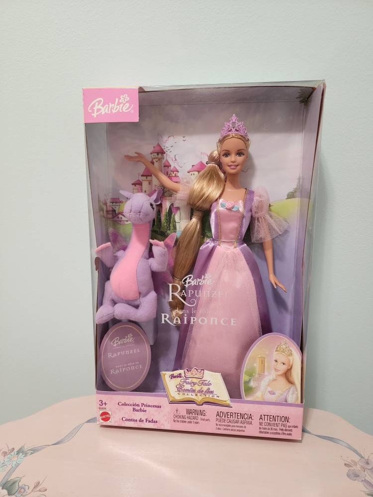 FREE SHIPPING Barbie Rapunzel and Penelope Dragon Mattel Etsy UK
