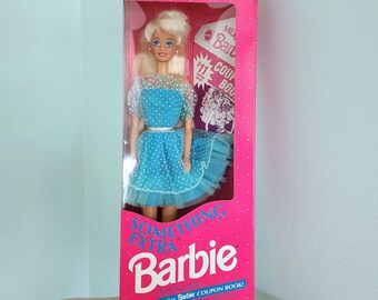 Barbie Something Extra Meijer LIMITED EDITION 1992 y Vintage Barbie Doll Barbie Collector Blue Barbie Childhood 90s Toy Gift For Girl Her
