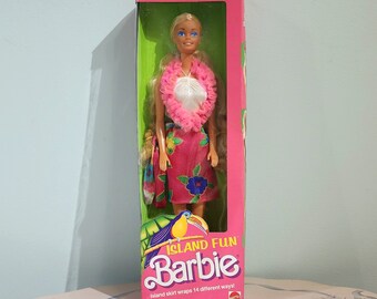 Veuillez lire Barbie Island Fun, 1987 ans, style plage, Barbie des années 80, Barbie vintage, poupée Barbie, collectionneur, Barbie de collection, années 80, cadeau pour