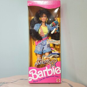 Barbie All American Kira 1990 Y, Black Hair, Vintage Barbie
