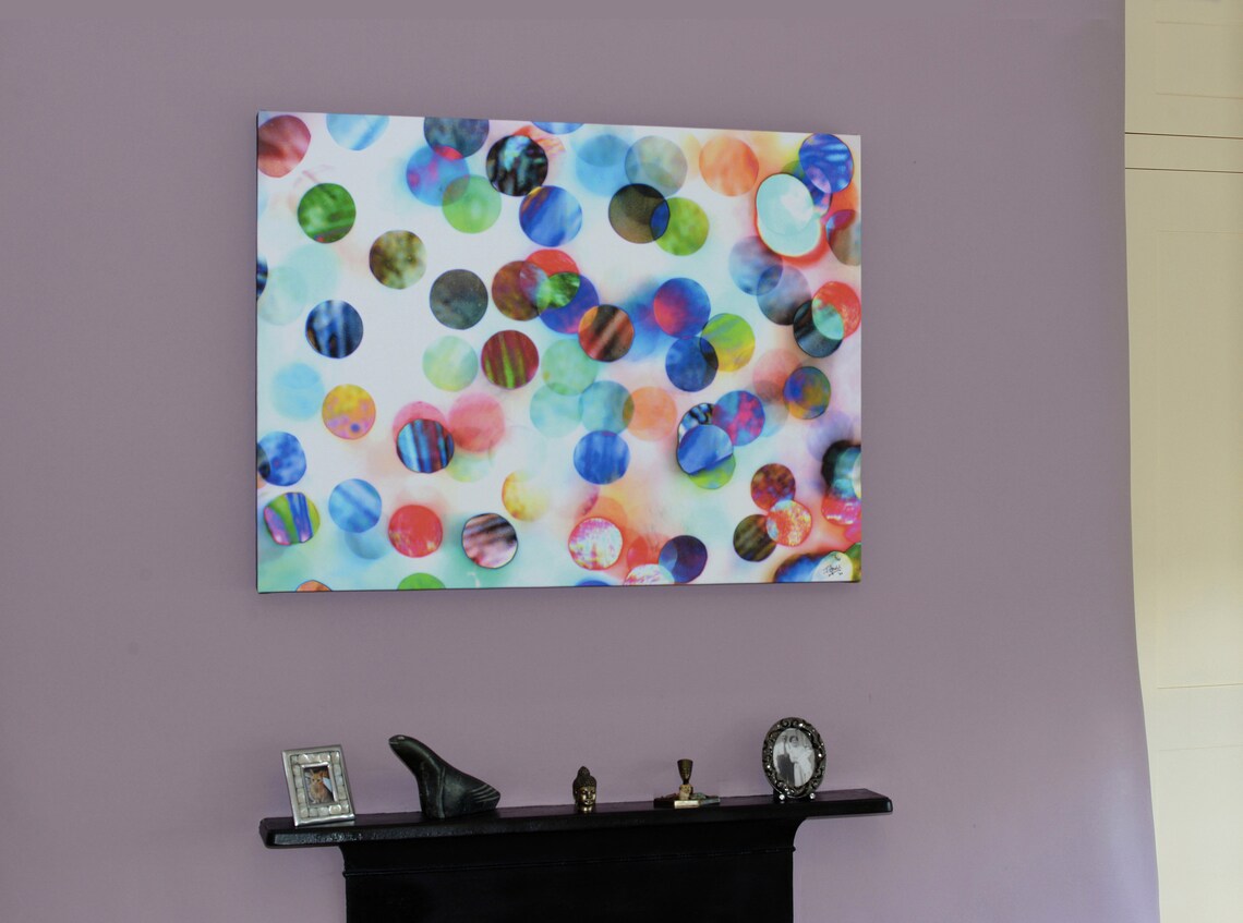 Fine art canvas mounted photo print. Abstract photography. Etsy