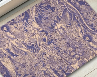 Well...Come Home, ATLANTIS Coir Doormats, lgbtq Inspired, Beach Pride Artwork, Mermen and Mermaids