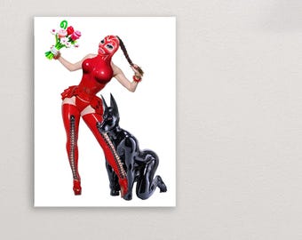 ARTPOP by JAIME ARANGO---Mans Best Friend---Metal Prints