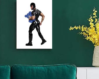 ARTPOP by JAIME ARANGO---Leatherbear---Metal Prints