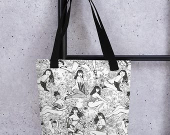 Beach, GARDEN OF EDEN Graphic Tote Bag