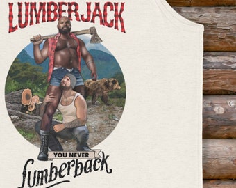 Jacked---LUMBERJACKED Gay Graphic Tank Top