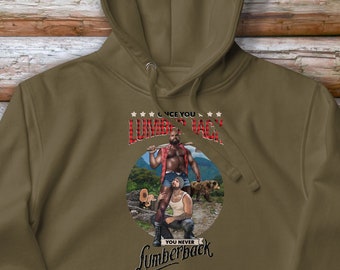 Jacked---LUMBERJACKED Gay Graphic Hoodie