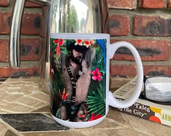 Cups Of Joe, HOT TROPIC Gay Graphic Coffee Mug