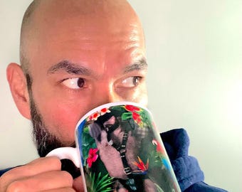 Cups Of Joe, HOT TROPIC Gay Graphic Coffee Mug