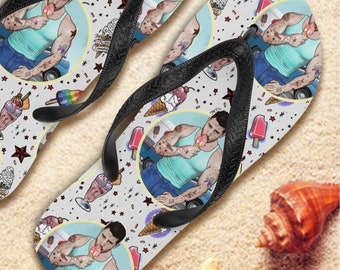 Beach---SOFT SERVICE Flip Flops
