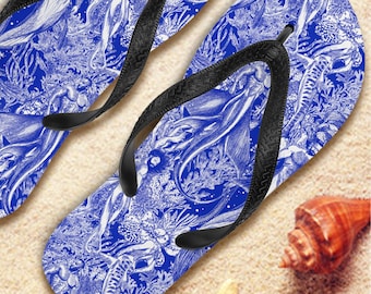 SPLASH SWIMWEAR, ATLANTIS Gay Graphic Summer Flip Flops