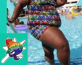 SPLASH SWIMWEAR, Proud Bears Gay Graphic Bikini and Sunga