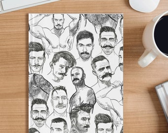 MUSTACHIO Hard Cover Journal