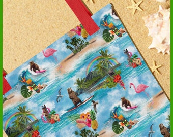Beach---KAWABONGA BEARS Gay Graphic Tote Bag