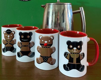 Ho For The Holidays 2022, GINGERBRED BEARS Coffee Mugs