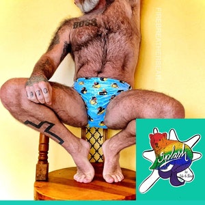 SPLASH SWIMWEAR, Naughty Ducks Gay Graphic  Bikini and Sunga