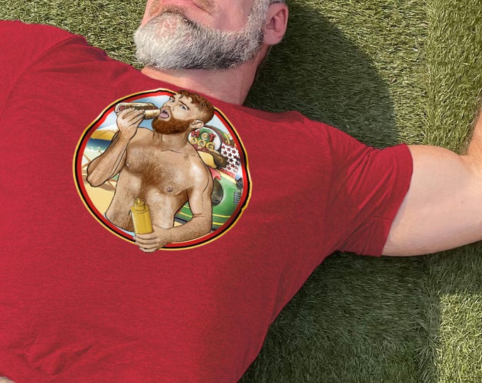 Featured listing image: Tutti Frutti, SAUSAGE FEST Gay Graphic T-shirt