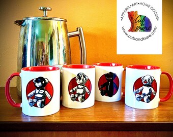 KINKY TEDDIES Coffee Mugs