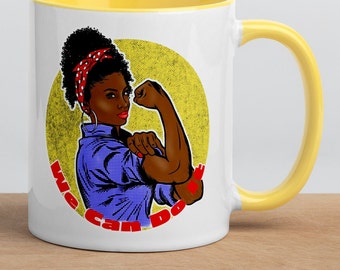 YES WE CAN Rosie The Riveter Coffee Mug