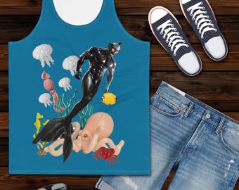 ArtPop, DARK SEAMAN Gay Graphic All Over Print Tank Top