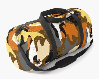 Travel, BEARLY CAMOUBEAR Duffle Bag