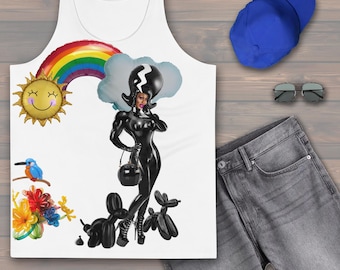 ArtPop, HERE COMES the RAIN, Gay Graphic All Over Print Tank Top