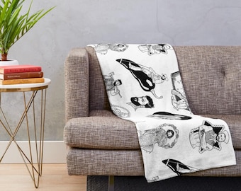 Bed and Bath, PIN HIM DOWN Throw Blankets