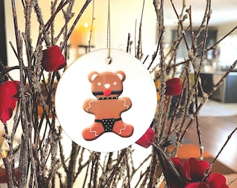 A Nutty Holiday 2025---  GINGERBRED BEARS Christmas Tree Ornaments