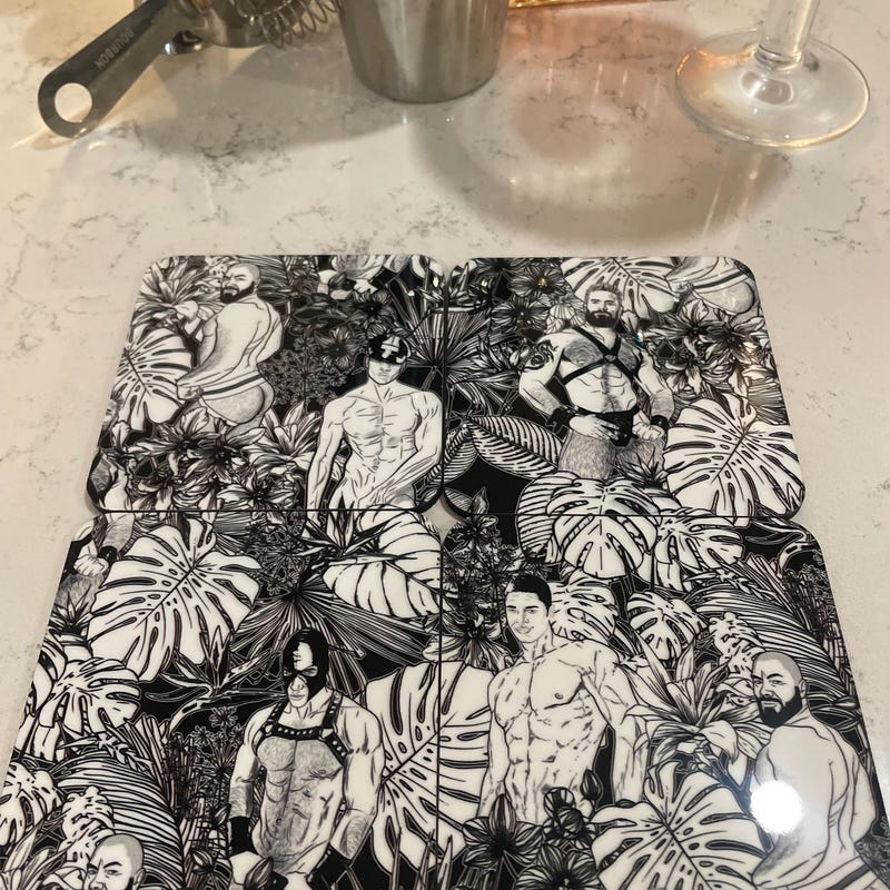 Gay Men Naked in Bars - Etsy