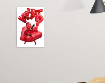 ARTPOP by JAIME ARANGO---What???---Metal Prints