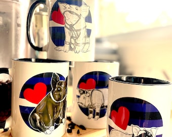 Cups of Joe, PIG PLAY Gay Graphic Coffee Mug