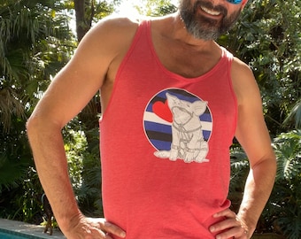 Pig Play---ROPE and FOLSOM Gay Graphic Tank Top