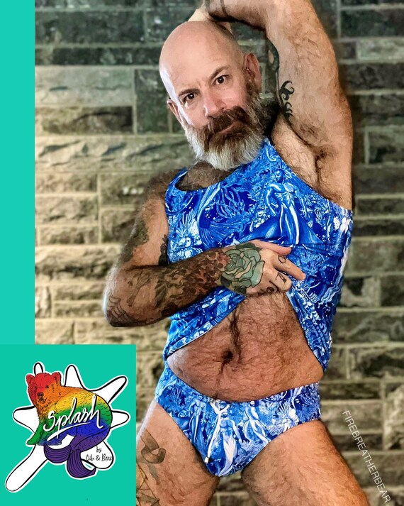 SPLASH SWIMWEAR Atlantis Gay Graphic Bikini and Sunga Etsy