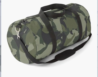 Travel, BEARLY CAMOUFLAGE GREEN Duffle Bags