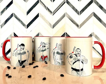 Cups of Joe, GAY BEARS Gay Graphic Coffee Mug