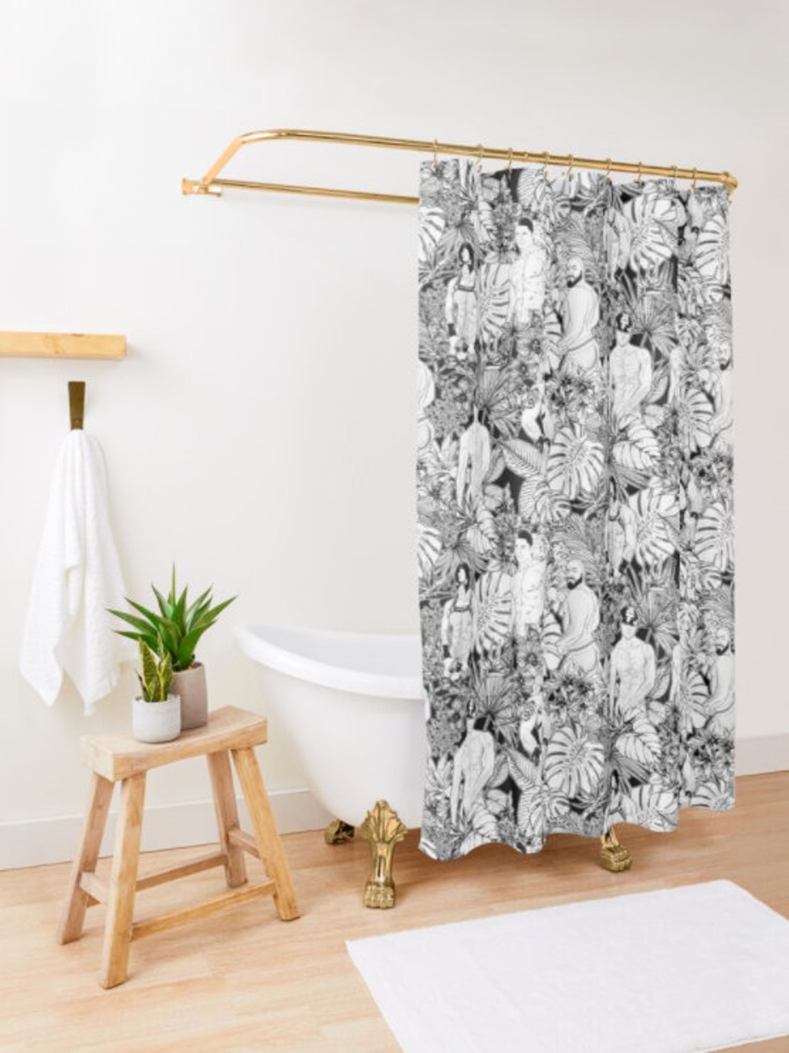 Sexy Men Shower Curtain Gay Shower Curtain Sexy Men Bath Etsy