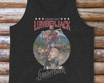 Jacked---LUMBERJACKED Gay Graphic Tank Top