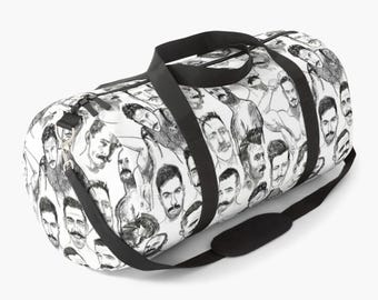 Travel, MUSTACHIO Duffle Bags