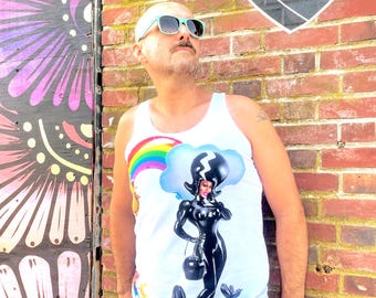 ArtPop, HERE COMES the RAIN, Gay Graphic All Over Print Tank Top