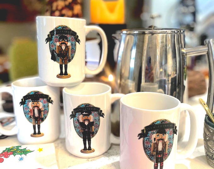 Featured listing image: A Nutty Holiday 2025----LETS GET CRACKIN Coffee Mugs