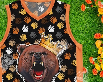 Gay Days, NOTORIOUS B.E.A.R. All Over Print Gay Graphic Basketball Jersey