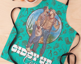 Gayprons, GIDDY UP Gay Graphic Apron