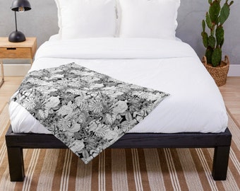 Bed and Bath, THE MEAT RACK Gay Graphic Throw Blankets