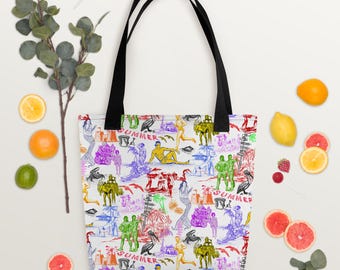 Beach, COLOR OF SUMMER Graphic Tote Bag