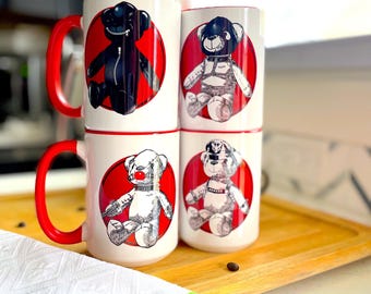 Cups of Joe, KINKY TEDDIES Gay Graphic Coffee Mug