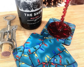 A Nutty Holiday 2025---- PLUG EM IN Set of 4 Coasters