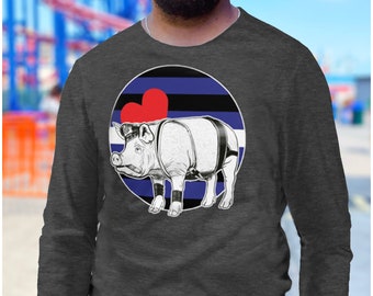 Pig Play, HARNESS and FOLSOM Graphic Long Sleeve T-shirts