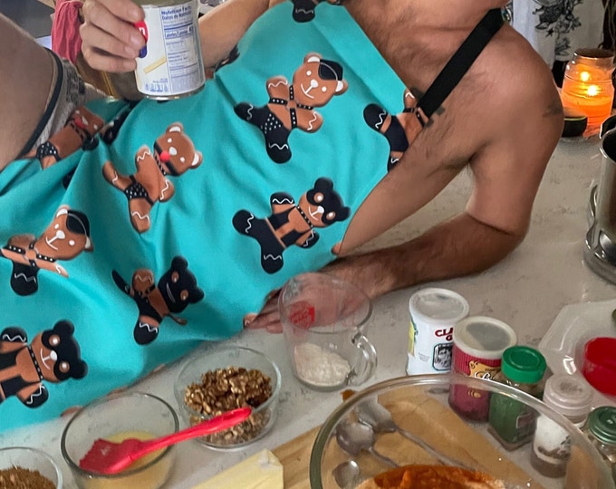 Featured listing image: A Nutty Holiday 2025---- GINGERBRED BEARS Gayprons