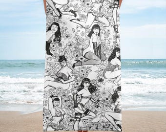 Beach, GARDEN OF EDEN Graphic Beach Towel