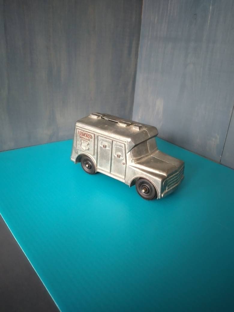 Vintage Die Cast Armored Truck Bank Callen Mfg Corporation Etsy 日本